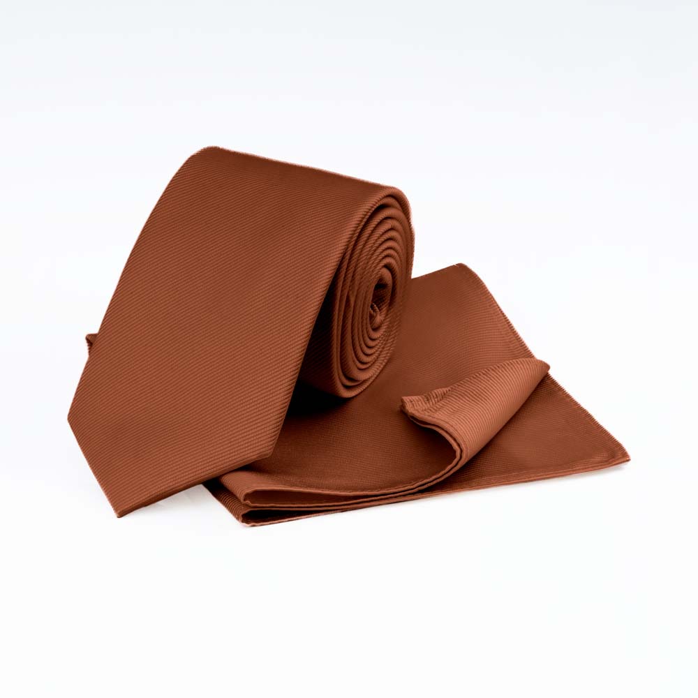 mocha-ribbed-tie-pocket-square-set