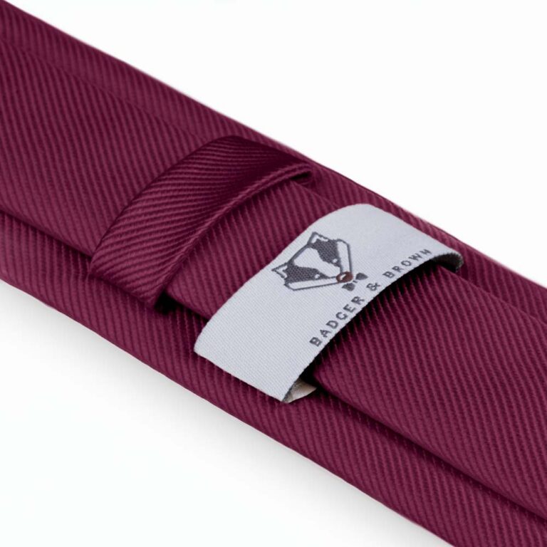 plum-ribbed-skinny-tie