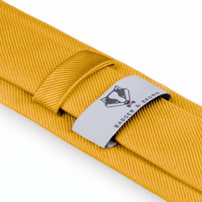 saffron-ribbed-skinny-tie