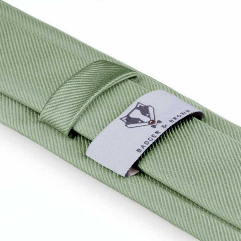 sage-ribbed-skinny-tie